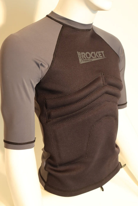 PaddleAir Rib Rocket Short Sleeve-Black