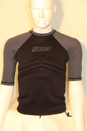 PaddleAir Rib Rocket Short Sleeve-Black