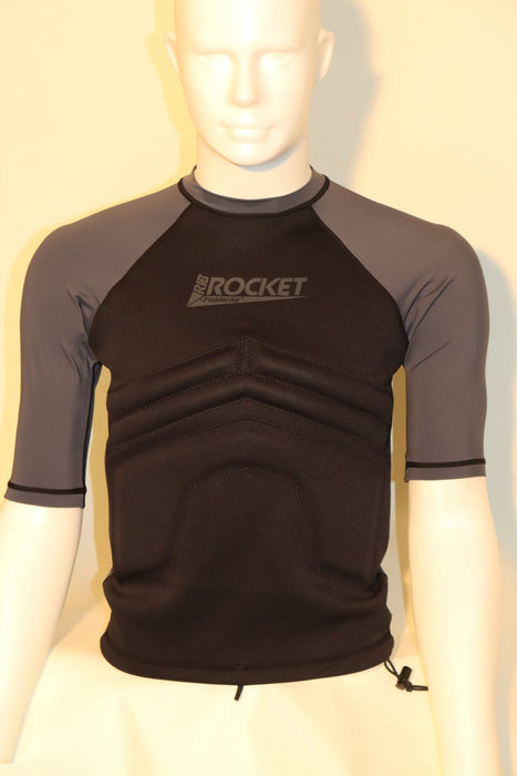 PaddleAir Rib Rocket Short Sleeve-Black