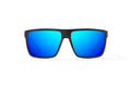 Bajio Toads Sunglasses-Black Matte/Blue Mirror Glass