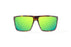 Bajio Toads Sunglasses-Brown Tort Gloss/Green Mirror Glass