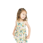 Emerson & Friends Tropical Blooms Bamboo Dress-Beige/Multi