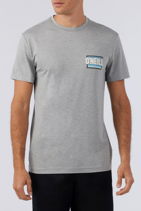 O'Neill Trvlr UPF Staple Tee-Hthr Gry2