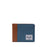 Herschel Hank II RFID Wallet-Copen Blue Crosshatch