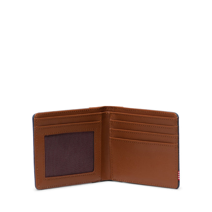 Herschel Hank II RFID Wallet-Copen Blue Crosshatch