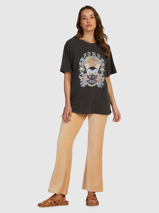 Roxy To The Sun Tee-Anthracite