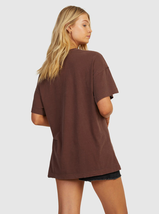 Roxy Sweet Janis Tee-Bitter Chocolate