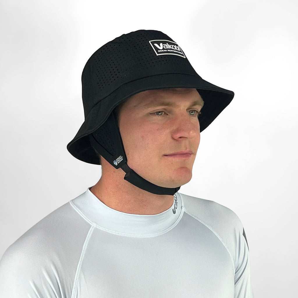 Vaikobi Gen2 Impact Series Bucket Bump Hat - Black - three-quarter view