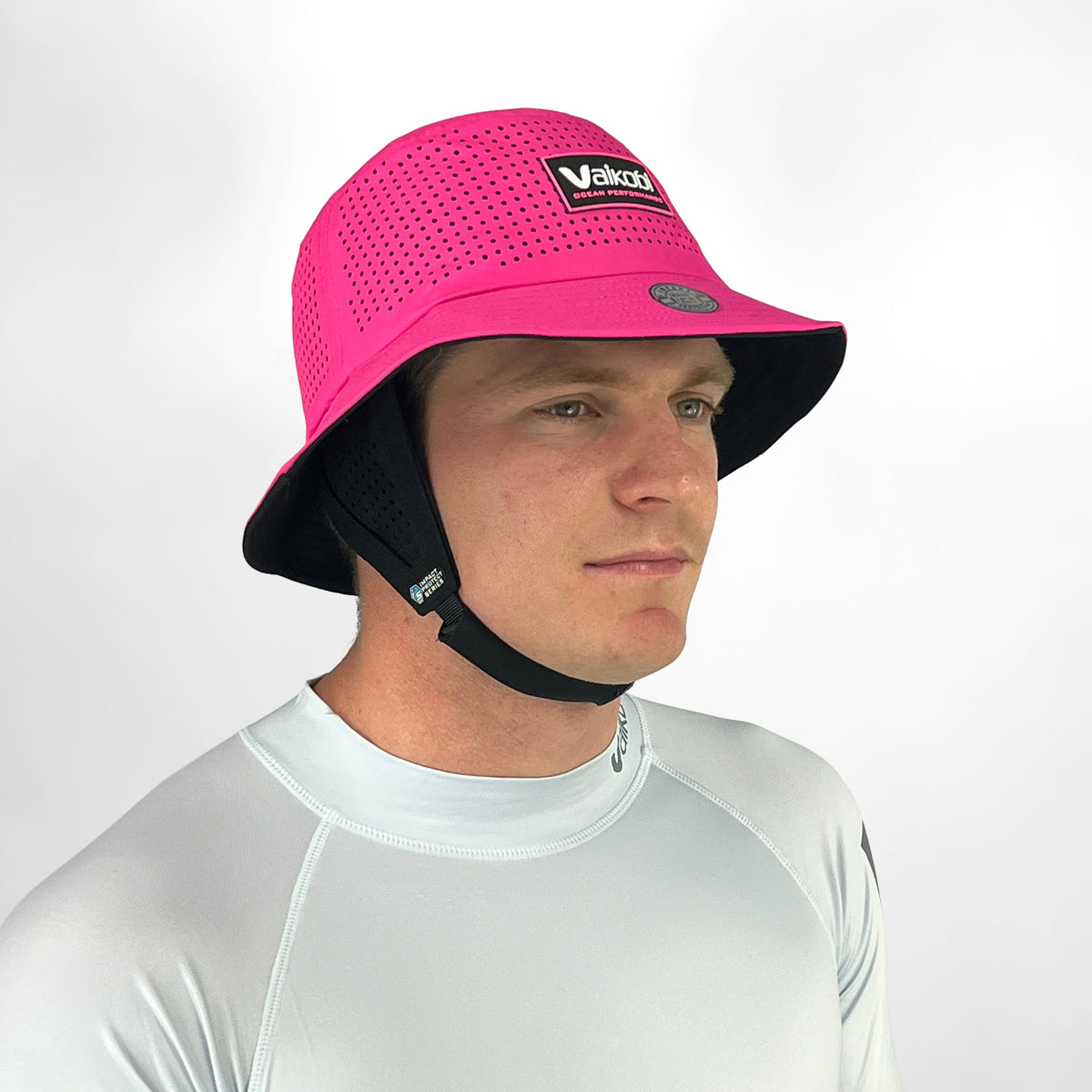 Vaikobi Gen2 Impact Series Bucket Bump Hat - Pink - three-quarter view