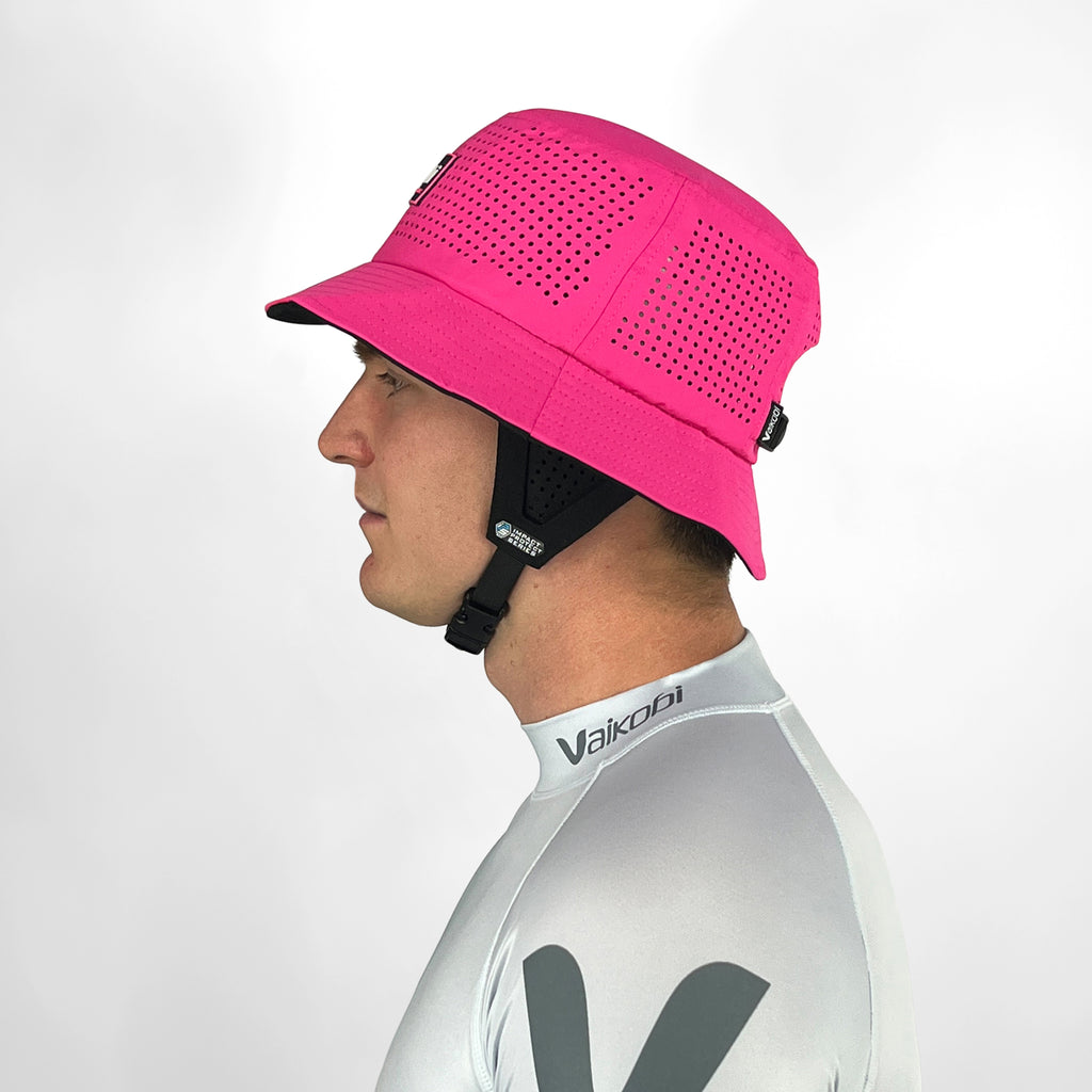 Vaikobi Gen2 Impact Series Bucket Bump Hat - Pink - left side view