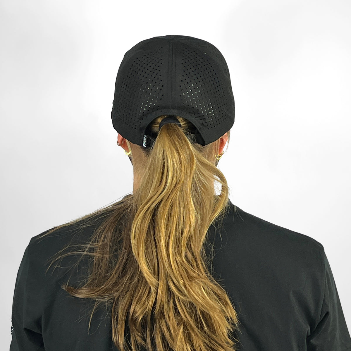 Vaikobi Gen2 Impact Series Hydro Bump Cap - Black - worn, back view