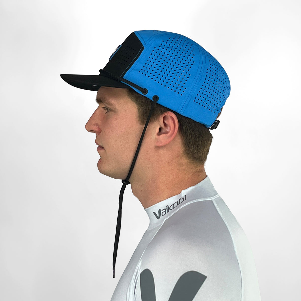 Vaikobi Gen2 Impact Series Hydro Bump Cap - Cyan - left side view