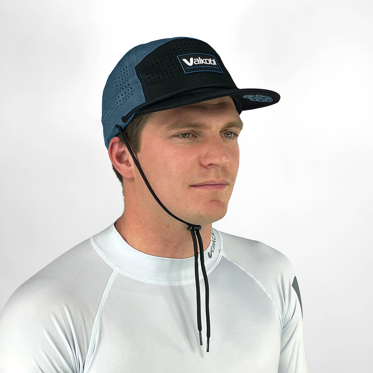 Vaikobi Gen2 Impact Series Hydro Bump Cap - Ocean Blue - three-quarter view