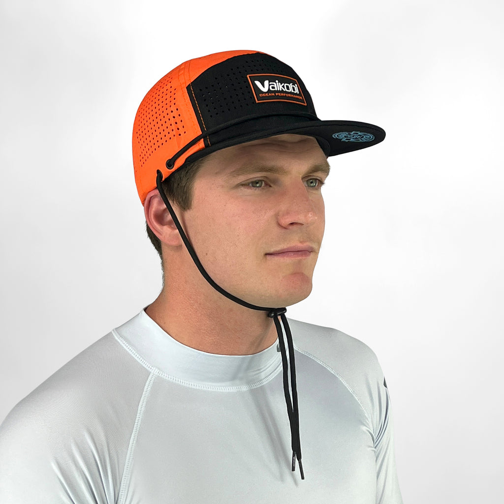 Vaikobi Gen2 Impact Series Hydro Bump Cap - Orange - three-quarter view