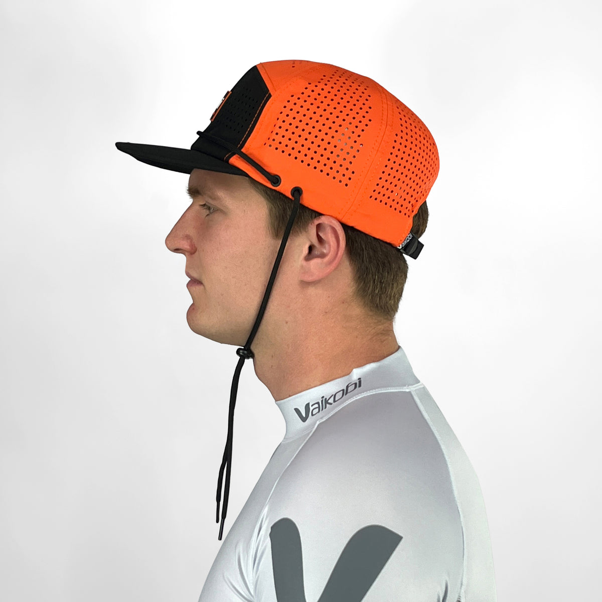 Vaikobi Gen2 Impact Series Hydro Bump Cap - Orange - left side view