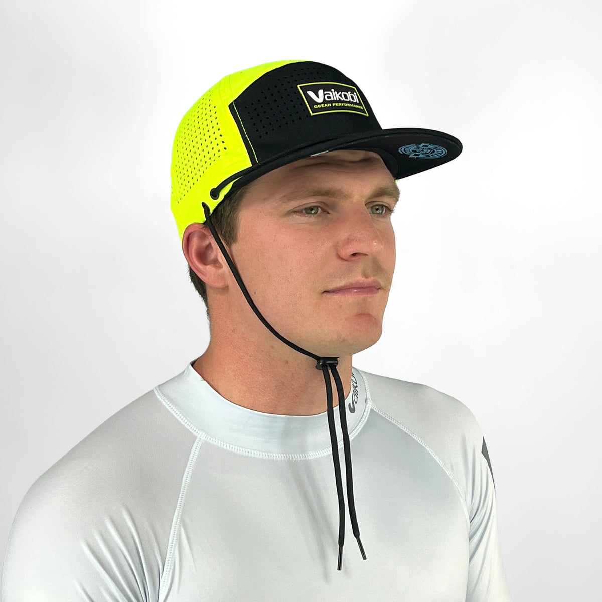 Vaikobi Gen2 Impact Series Hydro Bump Cap - Yellow - three-quarter view