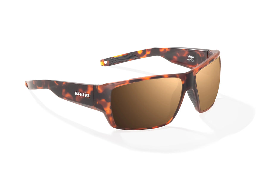 Bajio Vega Sunglasses-Brown Tort Matte/Copper Glass