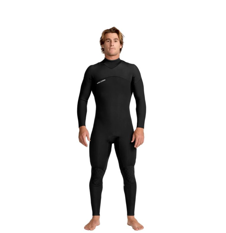 Volcom Modulator 4/3mm ボルコムウエットスーツ- ブラック Volcom Modulator 4/3 BZ Wetsuit-Black — REAL Watersports