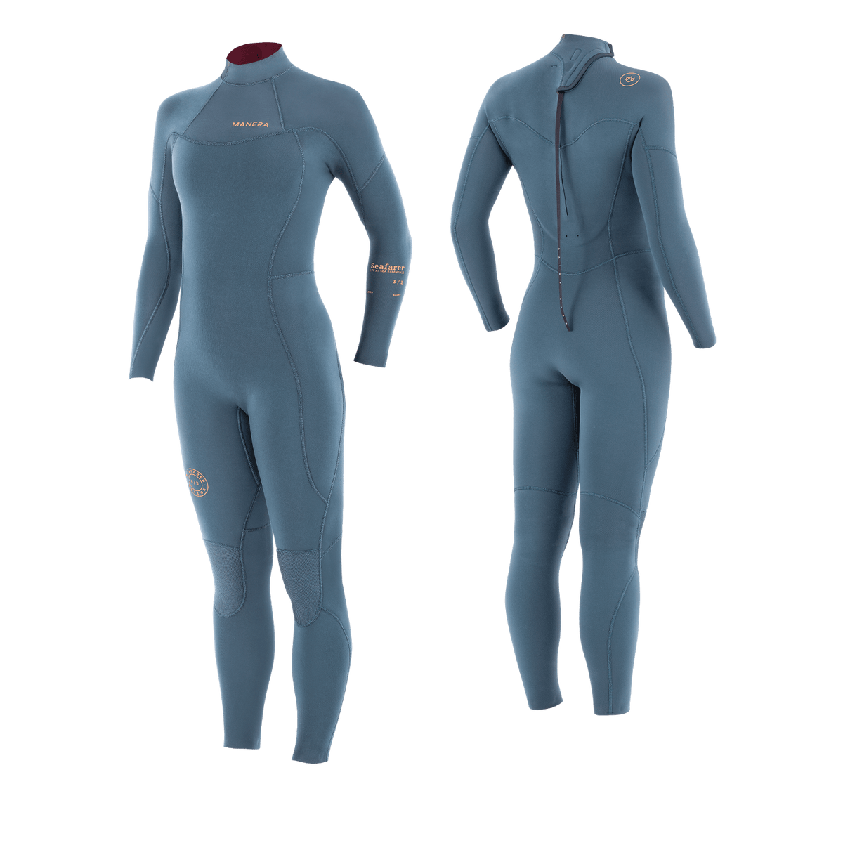 Manera Wmn's Seafarer 3/2mm BZ Wetsuit-Pewter