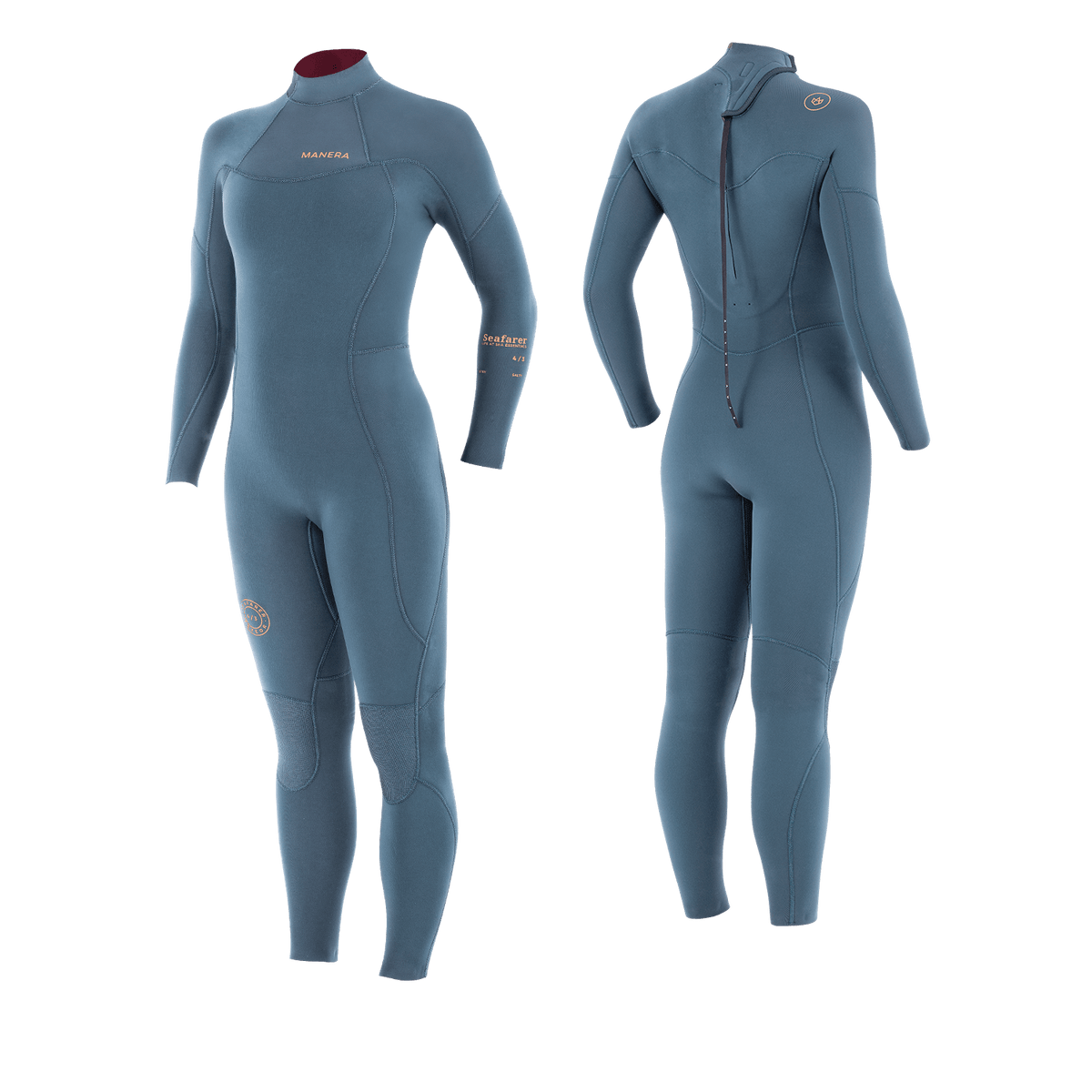 Manera Wmn's Seafarer 4/3 BZ Wetsuit-Pewter