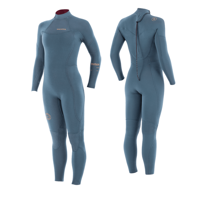 Manera Wmn's Seafarer 4/3 BZ Wetsuit-Pewter