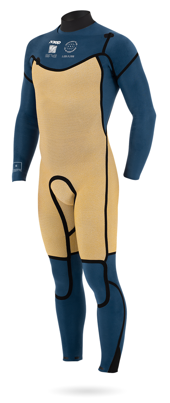Manera X10D 3/2 FZ Wetsuit-Black