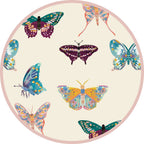 Emerson & Friends Wings of Paradise Butterflies L/S Rashguard-Beige/Multi