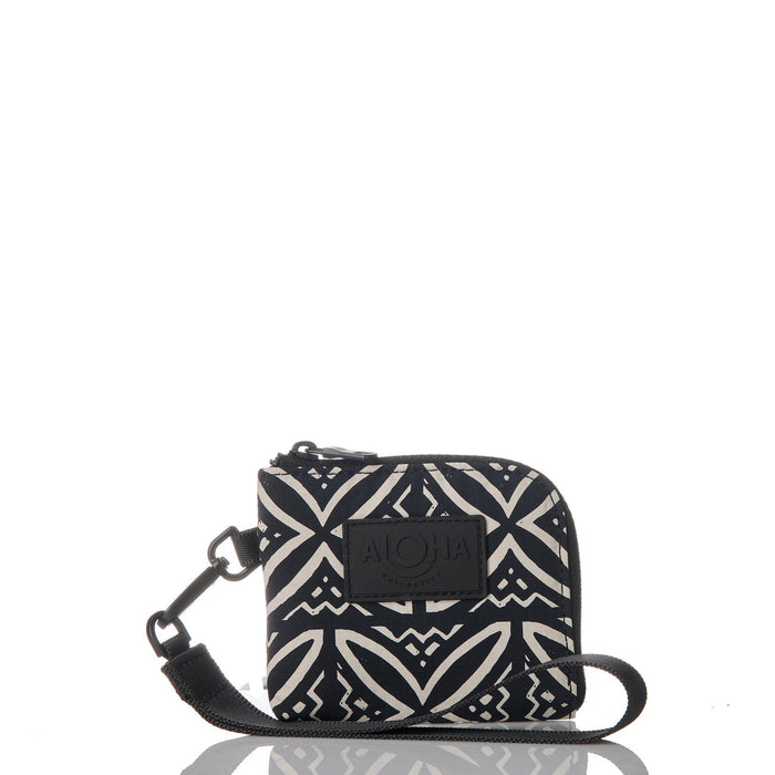 Aloha Collection Pasifika Wristlet Bag-Sandstone/Black