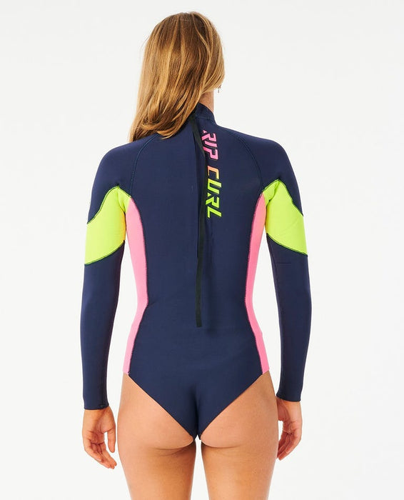 Rip Curl G Bomb BZ L/S Springsuit-Navy/Pink