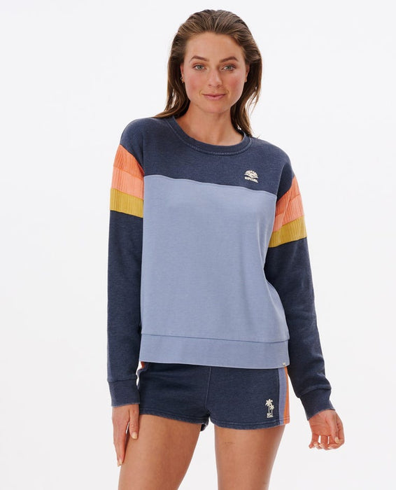 Rip Curl Melting Crew Sweatshirt-Navy