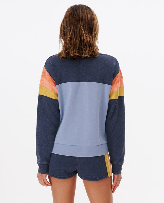 Rip Curl Melting Crew Sweatshirt-Navy