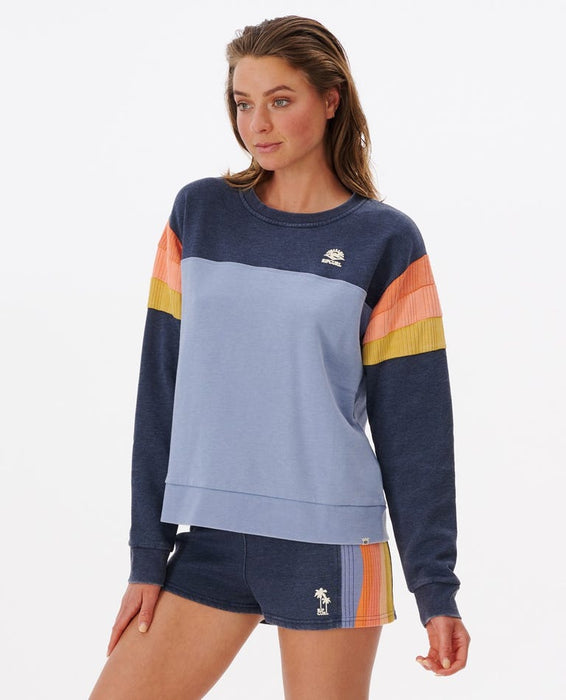 Rip Curl Melting Crew Sweatshirt-Navy