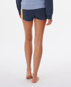 Rip Curl Melting Waves Fleece Shorts-Navy