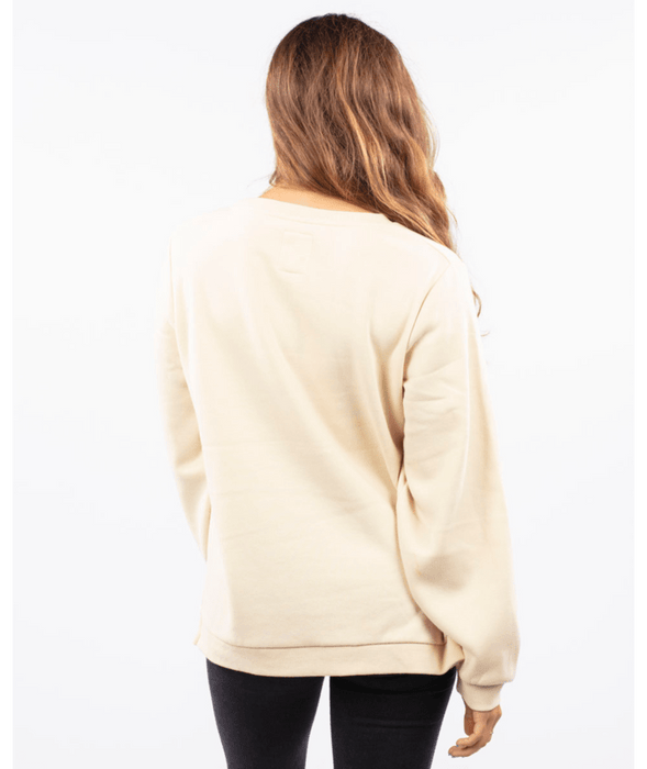 Rip Curl Made For Waves Crew Sweatshirt-Natural