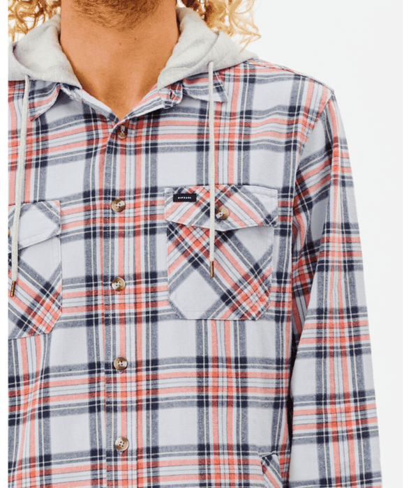 Rip Curl Ranchero Flannel L/S Shirt-Zen Blue