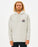 Rip Curl Rays And Hazed Hooded Sweatshirt-Light Grey Marle
