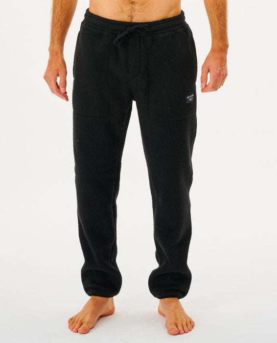 Rip Curl Rincon Polar Fleece Pants-Black