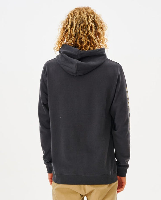 Rip Curl Fade Out Hooded Sweatshirt-Washed Black