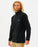 Rip Curl Rincon Zip Crew Polar Fleece Jacket-Black