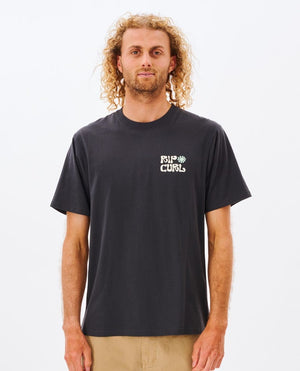 Rip Curl SWC Organic Matters Tee-Washed Black— Alternate View