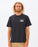 Rip Curl SWC Organic Matters Tee-Washed Black