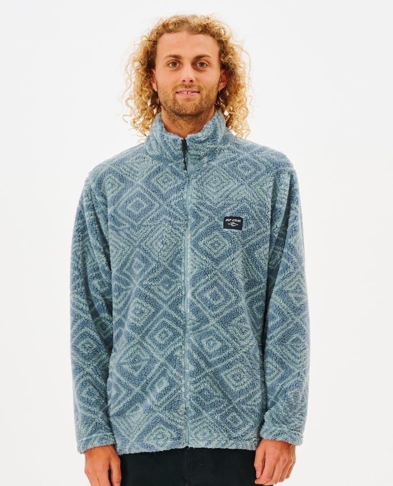 Rip Curl Party Pack Polar Fleece Jacket-Mineral Blue