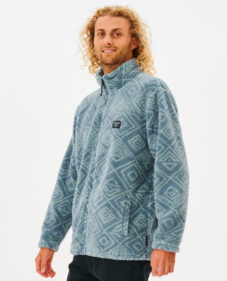 Rip Curl Party Pack Polar Fleece Jacket-Mineral Blue