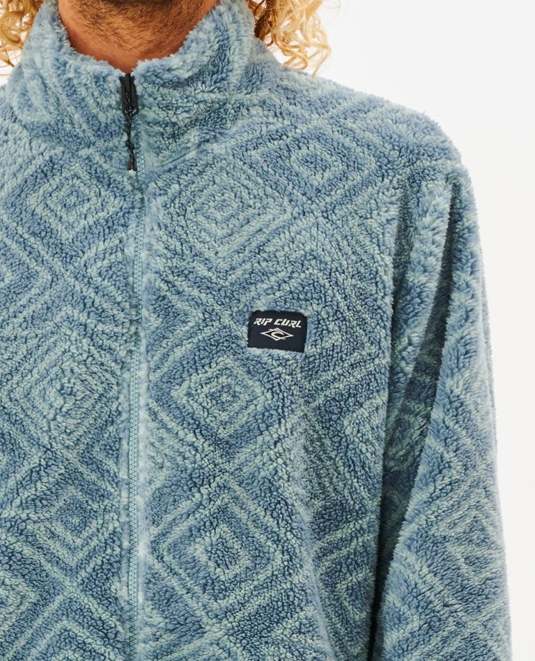 Rip Curl Party Pack Polar Fleece Jacket-Mineral Blue