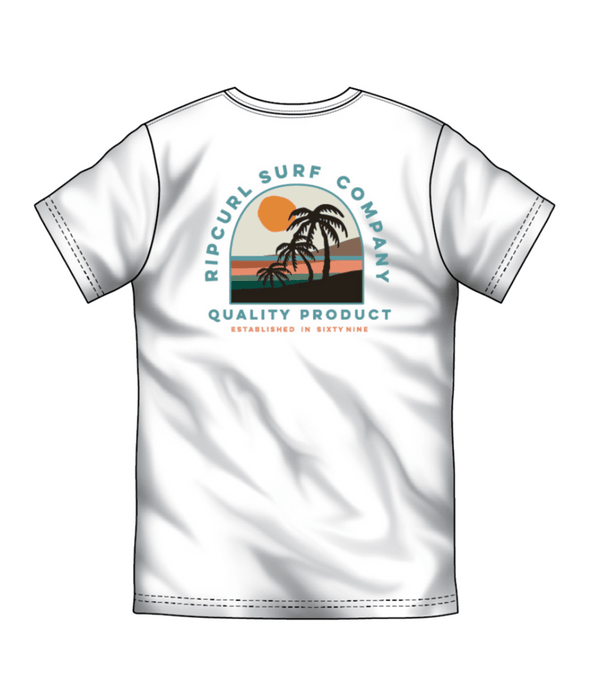 Rip Curl Baja Daze Tee-White