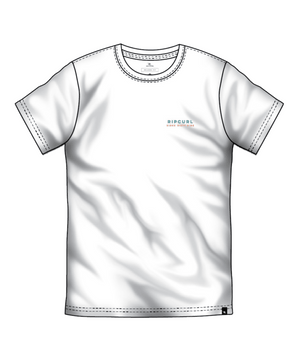 Rip Curl Baja Daze Tee-White— Alternate View