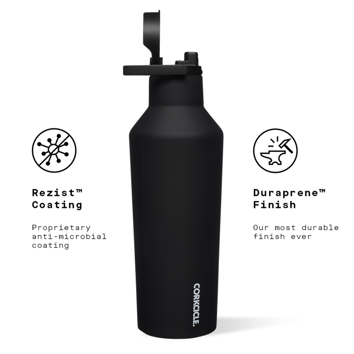 Corkcicle 20 oz Sport Canteen-Black
