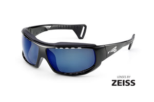 Lip Typhoon Sunglasses-Gloss Blk/Blk PA Polar/ZEISS Gun Blue
