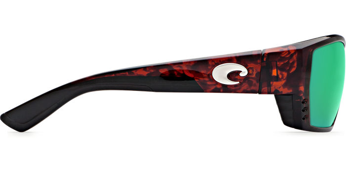 Costa Tuna Alley Sunglasses-Tortoise/Green Mirror 580G