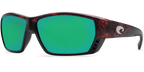 Costa Tuna Alley Sunglasses-Tortoise/Green Mirror 580G